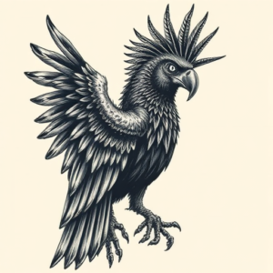 Horror Realism Quetzal Tattoo