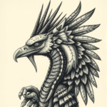 Horror Realism Quetzalcoatl Tattoo