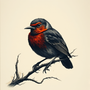 Horror Realism Robin Tattoo