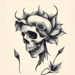 Horror Realism Sampaguita Tattoo