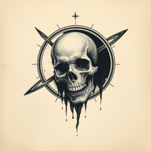 Horror Realism Saturn Tattoo