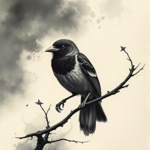 Horror Realism Sparrow Tattoo