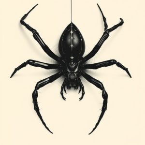 Horror Realism Spider Tattoo