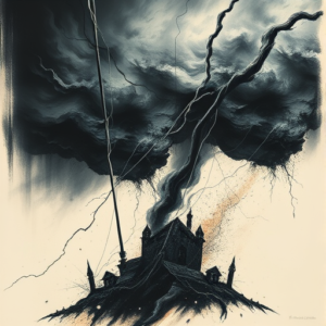 Horror Realism Storm Tattoo