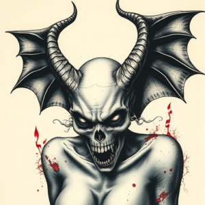 Horror Realism Succubus Tattoo