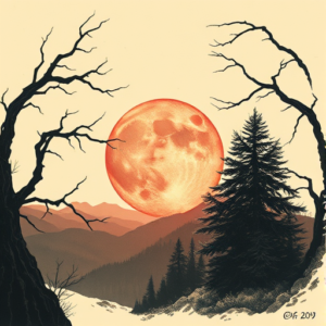 Horror Realism Sunrise Tattoo