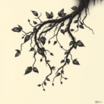 Horror Realism Vine Tattoo