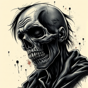 Horror Realism Zombie Tattoo