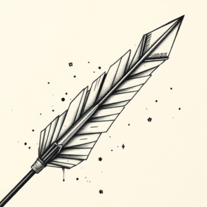 Hyper-Detailed Arrow Tattoo