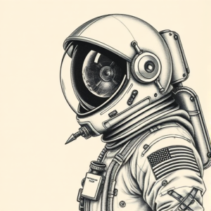 Hyper-Detailed Astronaut Tattoo