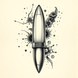 Hyper-Detailed Bullet Tattoo