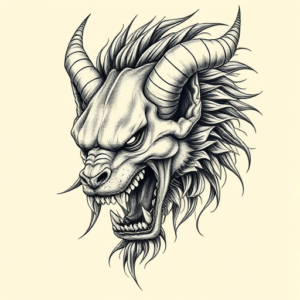 Hyper-Detailed Cerberus Tattoo