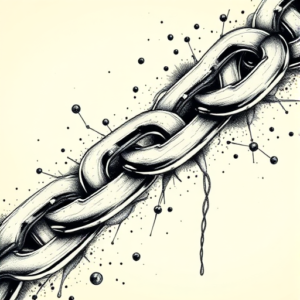 Hyper-Detailed Chain Tattoo