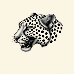 Hyper-Detailed Cheetah Tattoo