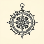 Hyper-Detailed Compass Tattoo