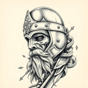 Hyper-Detailed Crusader Tattoo