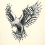 Hyper-Detailed Eagle Tattoo