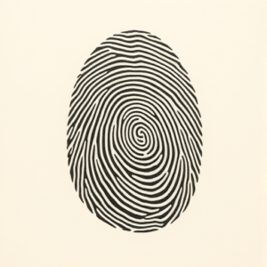 Hyper-Detailed Fingerprint Tattoo