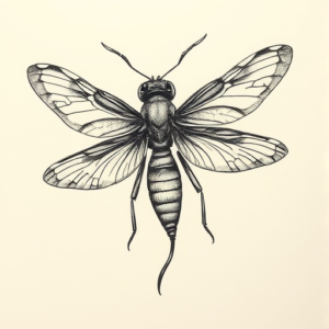 Hyper-Detailed Firefly Tattoo