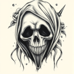 Hyper-Detailed Ghostface Tattoo