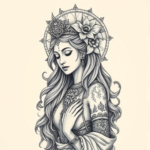 Hyper-Detailed Goddess Tattoo