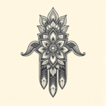 Hyper-Detailed Hamsa Tattoo