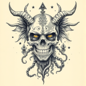 Hyper-Detailed Hecate Tattoo