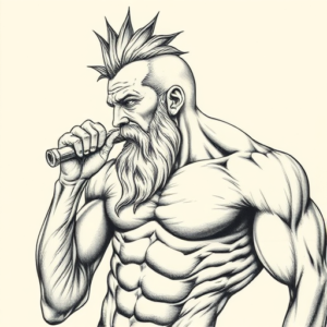 Hyper-Detailed Hercules Tattoo