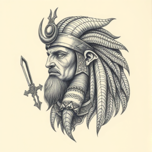 Hyper-Detailed Horus Tattoo