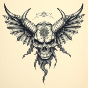 Hyper-Detailed Incubus Tattoo