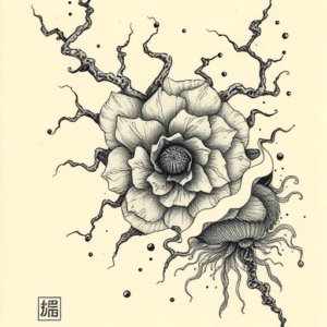 Hyper-Detailed Kintsugi Tattoo