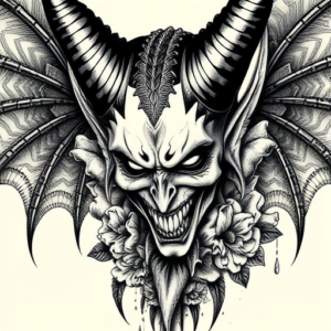 Hyper-Detailed Maleficent Tattoo