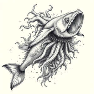 Hyper-Detailed Ocean Tattoo