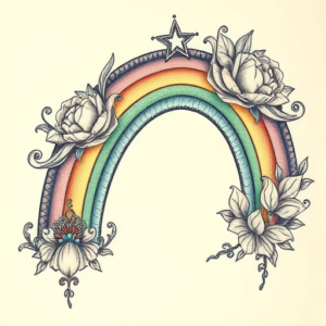 Hyper-Detailed Rainbow Tattoo