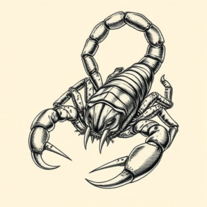 Hyper-Detailed Scorpio Tattoo