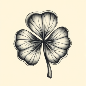 Hyper-Detailed Shamrock Tattoo