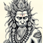 Hyper-Detailed Shiva Tattoo