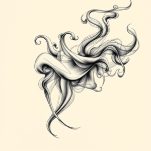 Hyper-Detailed Smoke Tattoo