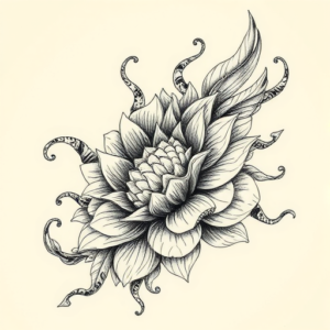 Hyper-Detailed Stamp Tattoo
