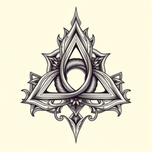 Hyper-Detailed Triquetra Tattoo