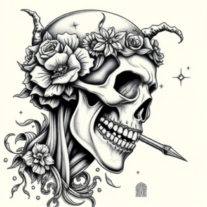 Hyper-Detailed Voodoo Tattoo