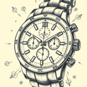 Hyper-Detailed Watch Tattoo