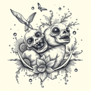 Hyper-Detailed Water Tattoo