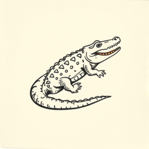 Ignorant Alligator Tattoo