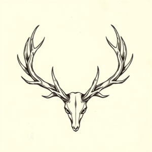 Ignorant Antler Tattoo