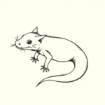 Ignorant Axolotl Tattoo