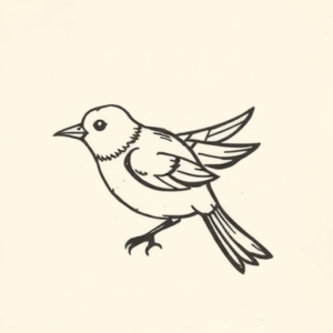 Ignorant Bird Tattoo