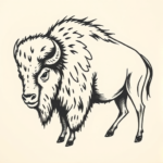 Ignorant Bison Tattoo