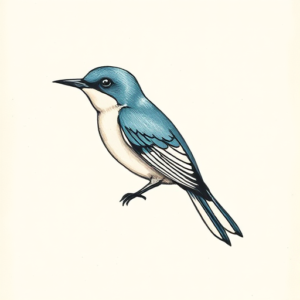 Ignorant Bluebird Tattoo