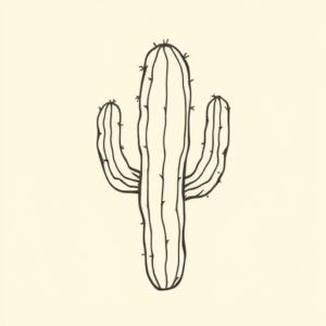 Ignorant Cactus Tattoo